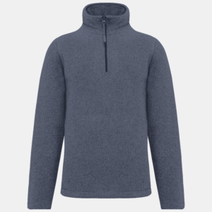 microfleece met halve rits